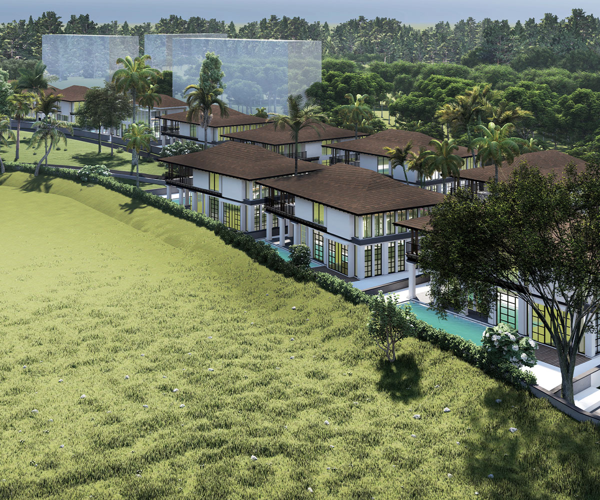 A Cappella, Siolim — aerial masterplan across four landscaped acres